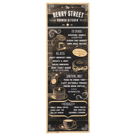 Картина ЛОКАБРУНН, Бранч на Берри-стрит (30x90 см)