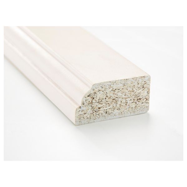 Карниз декоративный профилированный ЛАКСАРБИ, белый (221 см) - схема-чертеж с размерами