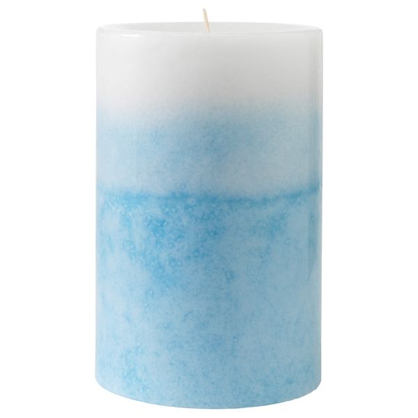 Формовая свеча, ароматическая ЭСТИМЕРА, Цветущий жасмин, синий (14 см) - фото 1