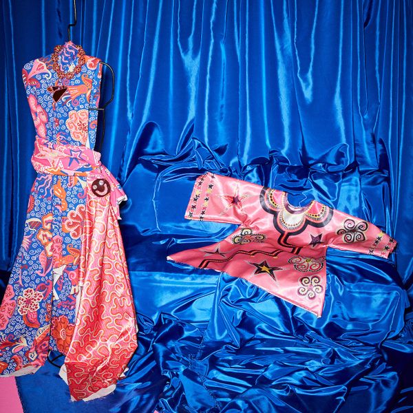 Отрез ткани, различные орнаменты розовый 150x300 см IKEA KARISMATISK КАРИСМАТИСК 604.992.04 - схема-чертеж с размерами