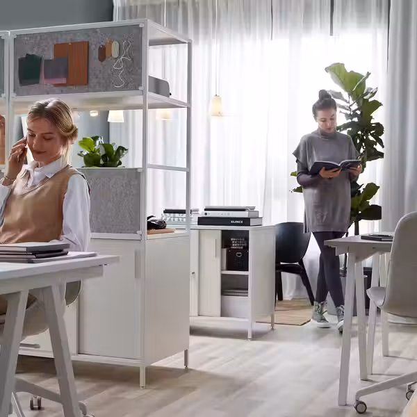 TROTTEN Шкаф с раздв дв-ми/доской д/записей - белый 80x180 см - фото 4