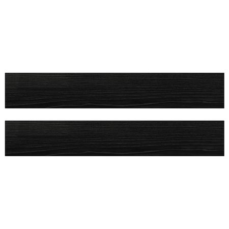 Фронтальная панель ящика, под дерево черный 60x10 см IKEA ТИНГСРИД 103.673.00