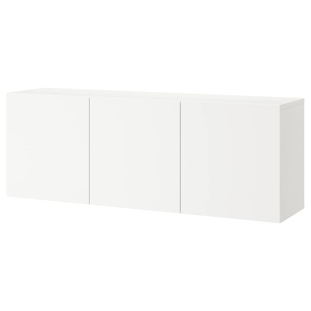 Комбинация настенных шкафов, белый/Лаппвикен белый 180x42x64 см IKEA BESTÅ БЕСТО 793.017.31 - фото 1