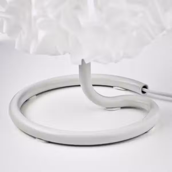 VINDKAST Лампа настольная - белый 26 см - схема-чертеж с размерами