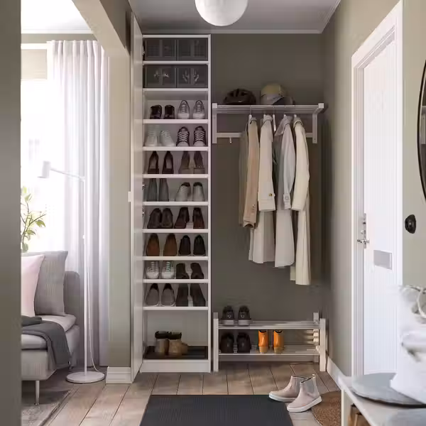 PAX / ÅHEIM Гардероб, комбинация - схема-чертеж с размерами