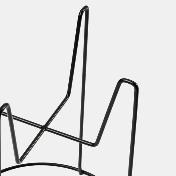 Пьедестал для цветов, для/дома/улицы, черный 26 см IKEA СВАРТПЕППАР 304.510.86 - схема-чертеж с размерами