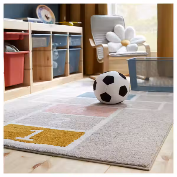 STÄPPSPARV СТЭППСПАРВ Ковер - бежевый 100x160 см - фото 8