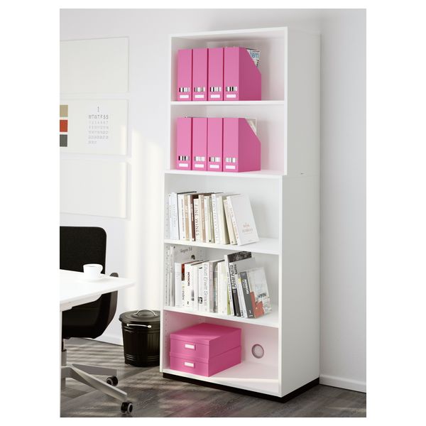 Подставка для журналов ТЬЕНА, розовый - схема-чертеж с размерами