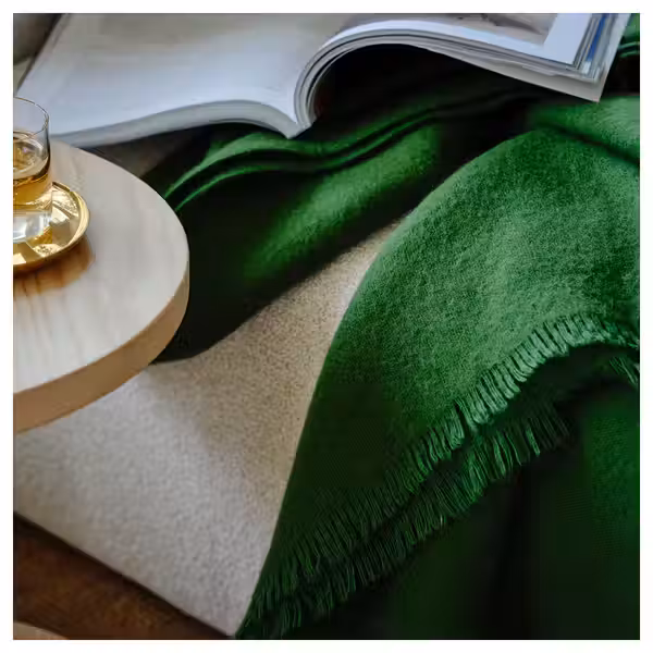 STOCKHOLM 2025 СТОКГОЛЬМ 2025 Плед - зеленый 150x200 см - фото 3