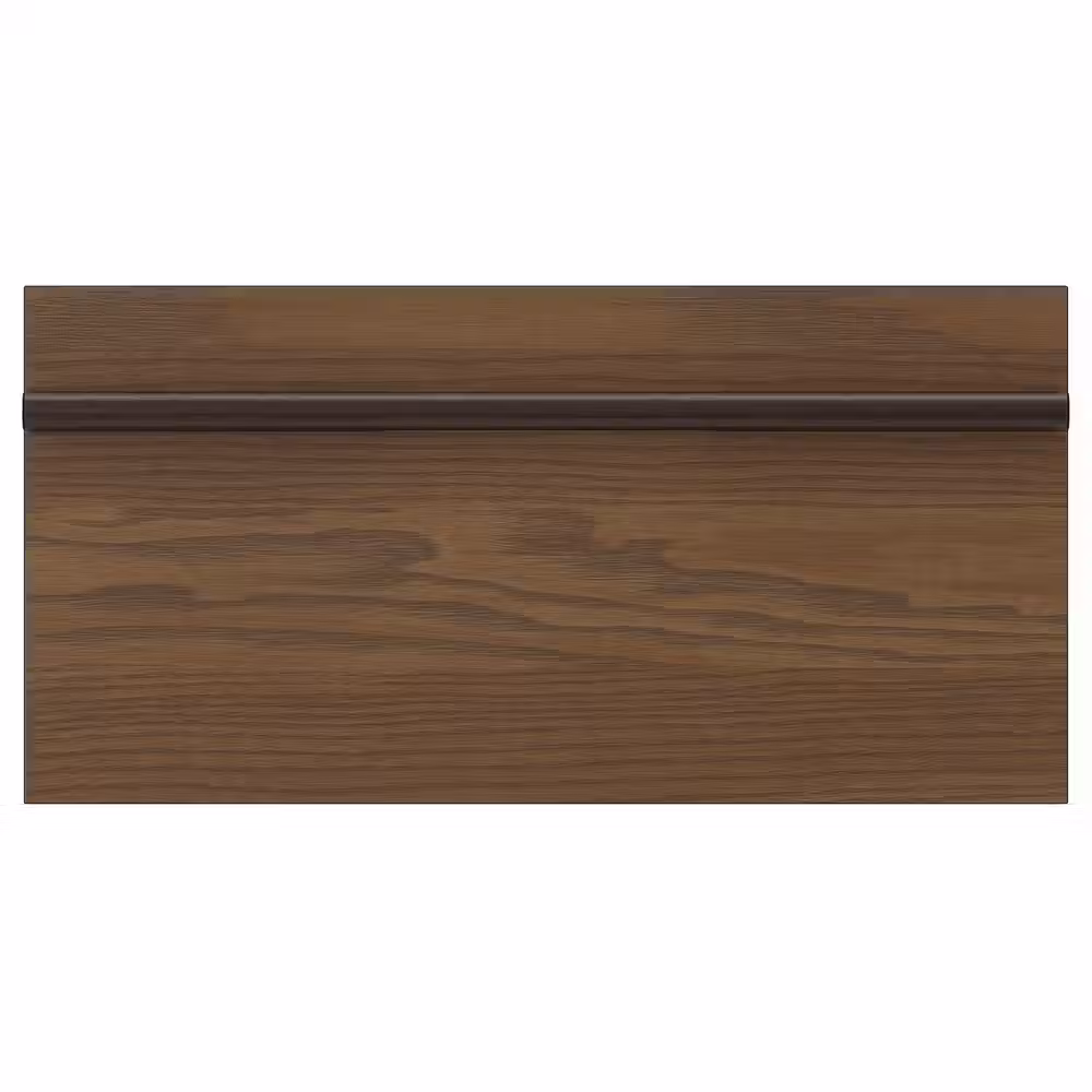 STENSTA СТЕНСТА Фронтальная панель ящика - темно-коричневый ясеневый шпон 40x20 см - фото 1