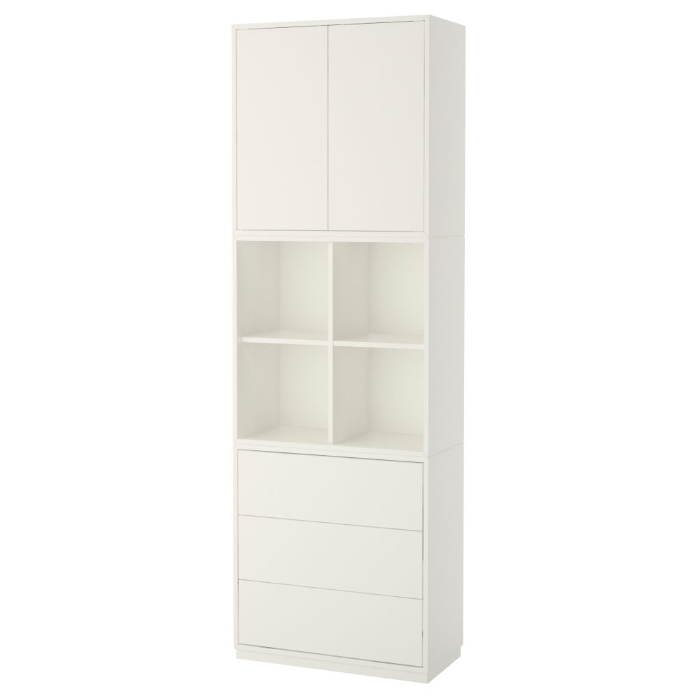 Комбинация шкафов с цоколем ЭКЕТ, белый (70x35x213 см) - фото 1