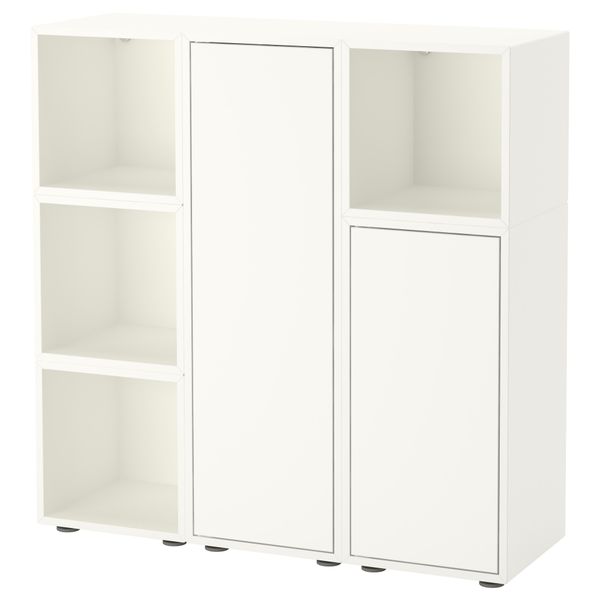 Комбинация шкафов с ножками ЭКЕТ, белый (105x35x107 см) - фото 1