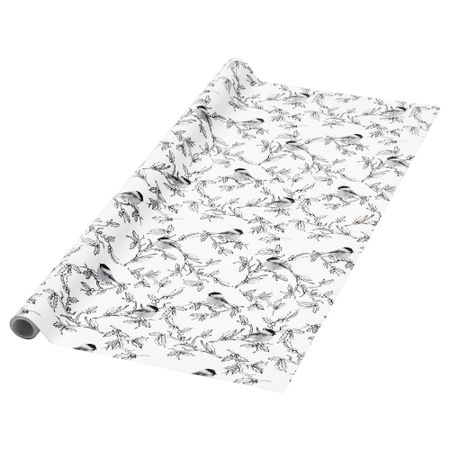 Рулон оберточной бумаги ВИНТЕР 2016, белый, птица (5x0.7 м)