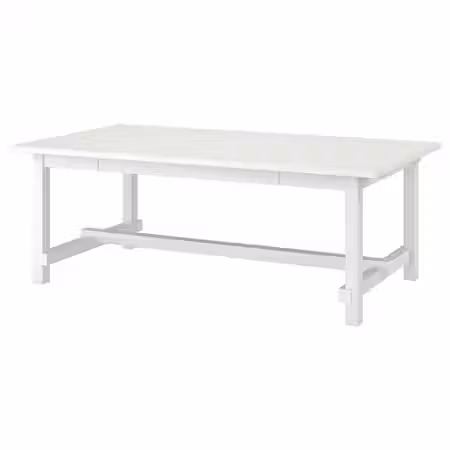 NORDVIKEN Раздвижной стол - белый 210/289x105 см