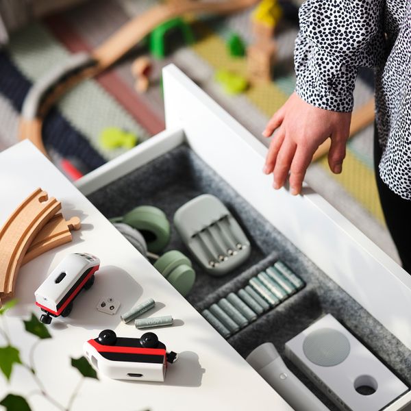 Аккумуляторная батарейка, HR06 AA 1,2 В 2450 мА•ч IKEA LADDA ЛАДДА 505.065.30 - схема-чертеж с размерами