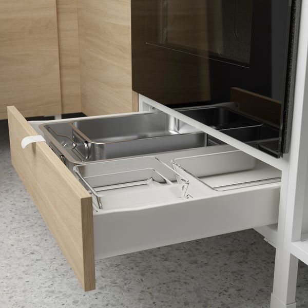 Кухня, белый, под дуб, 203x63.5x222 см IKEA BEGIVENHET БЕГИВЕНХЕТ 493.374.06 - фото 8