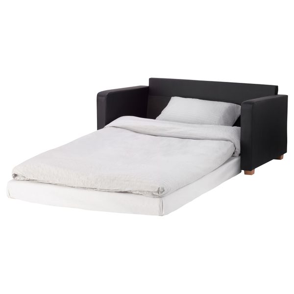 Диван-кровать 2-местная СОЛЬСТА, Идгульт черный - фото 2