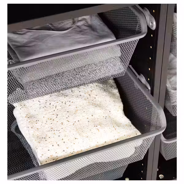 KOMPLEMENT Сетчатая корзина с направляющими - темно-серый 75x35 см - фото 2