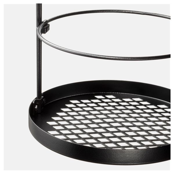 Подвесной держатель для/кашпо/шпалера СОММАР 2018, д/дома/улицы, черный - схема-чертеж с размерами