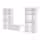 VIHALS Комбинация для хранения/под ТВ - белый 337x37x200 см