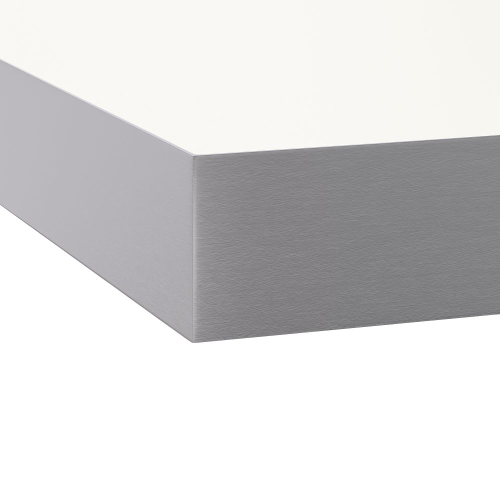 Окантовка, 7.7 см, для столешницы под заказ алюминий IKEA YTTRE 403.455.71 - фото 1