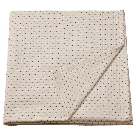 Покрывало, белый с оттенком/серый 150x250 см IKEA JAKOBSLILJA ЯКОБСЛИЛЬЯ 004.476.42