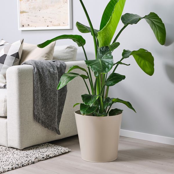 Кашпо, для дома, улицы бежевый 32 см IKEA VITLÖK ВИТЛОК 404.757.51 - фото 2