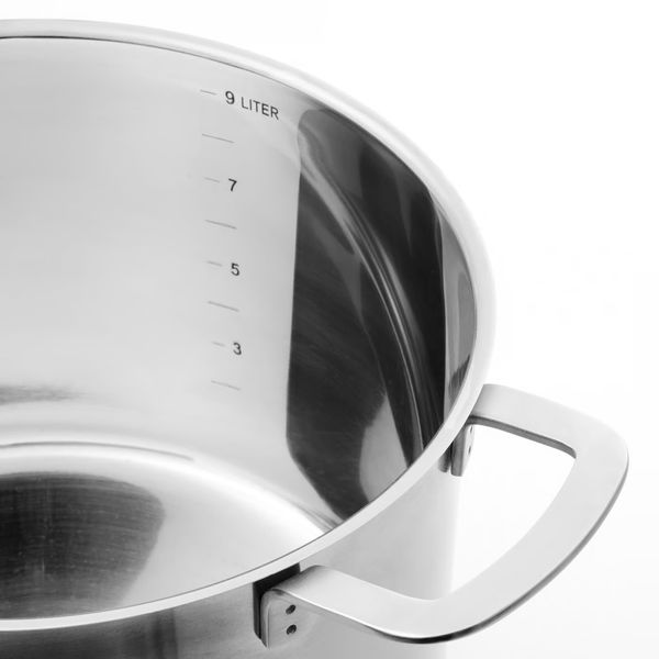 HEMKOMST ХЕМКОМСТ Кастрюля с крышкой - нержавеющ сталь/стекло 10 л - фото 5