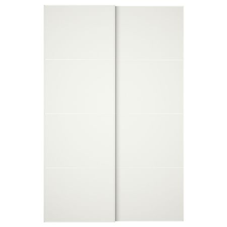 Пара раздвижных дверей МЕХАМН, белый