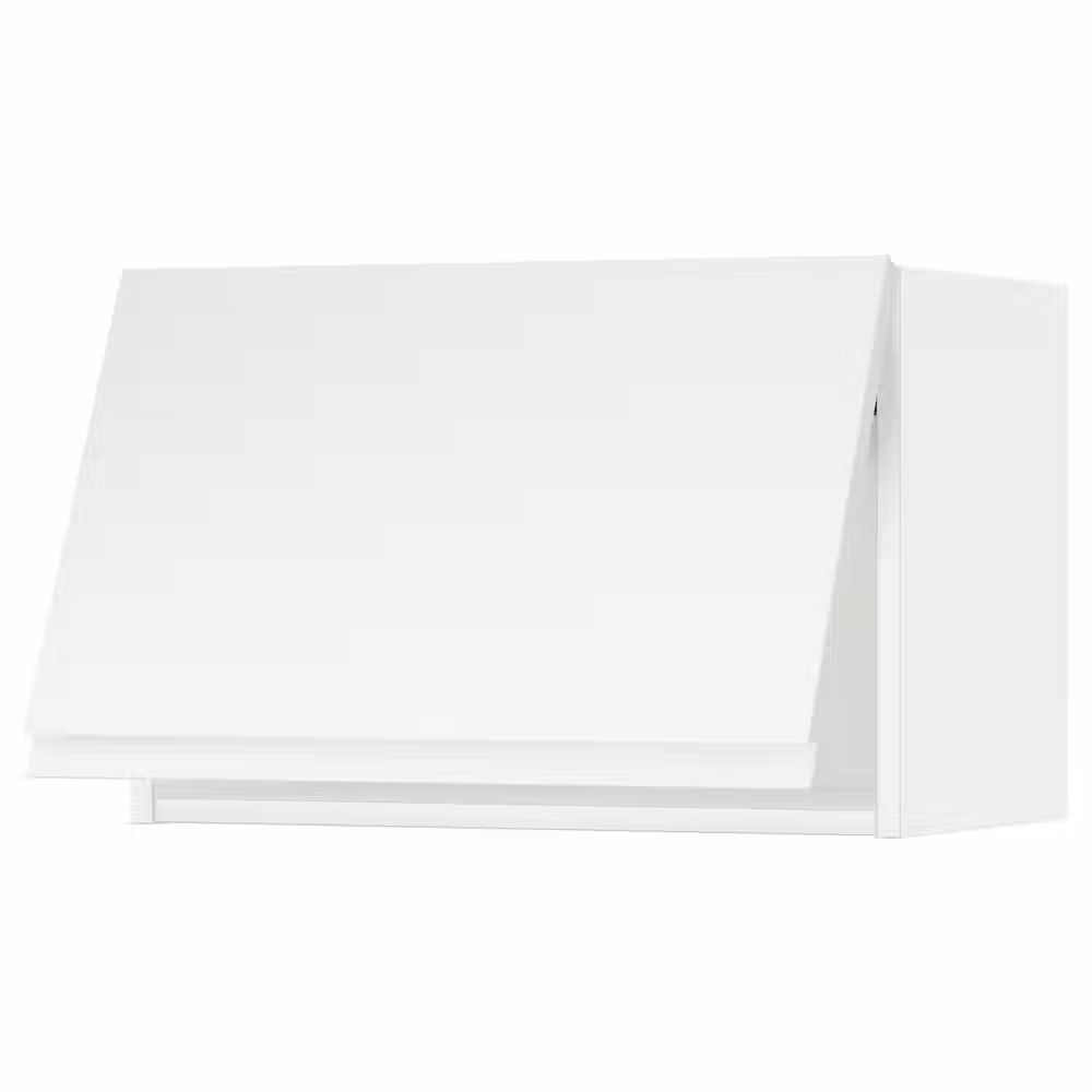 METOD Горизонтальный навесной шкаф - белый/Voxtorp матовый белый 60x40 см - фото 1