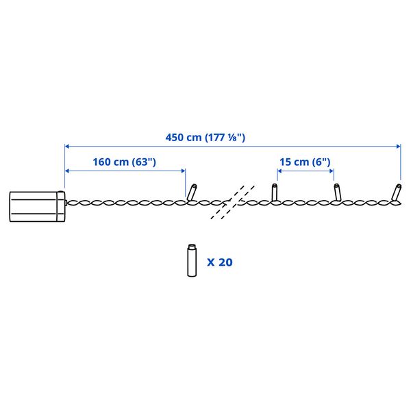 IKEA, дополнительный ракурс - схема-чертеж с размерами