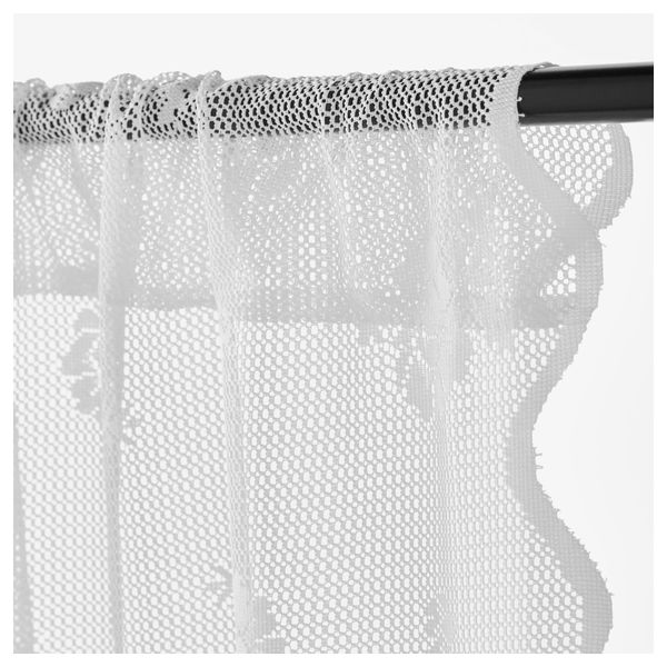 Гардины, 2 шт. МИРТЕН, белый (145x300 см) - фото 2