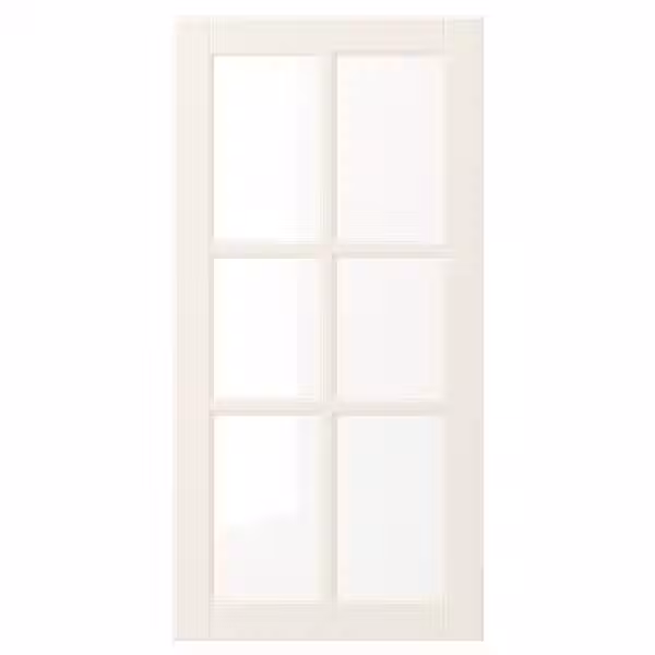 BODBYN Стеклянная дверь - белый с оттенком 40x80 см - фото 1