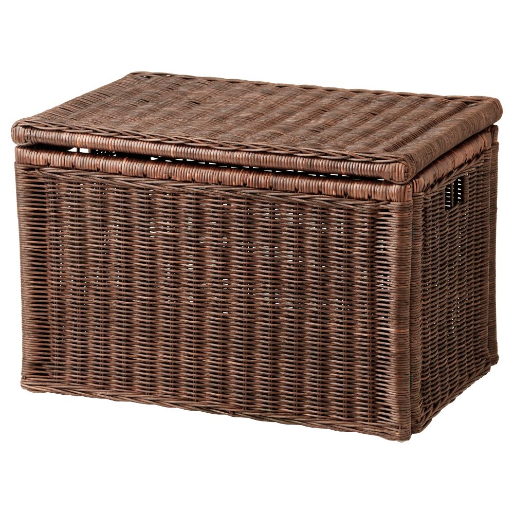 Ящик для хранения ГАББИГ, темно-коричневый (71x45x48 см) - фото 1