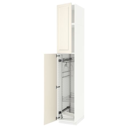 Высокий шкаф с отделением для аксессуаров для уборки, 40x60x240 cm IKEA METOD МЕТОД 194.568.58