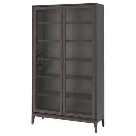 Шкаф-витрина, коричневый 118x203 см IKEA REGISSÖR РЕЖИССЁР 403.623.39