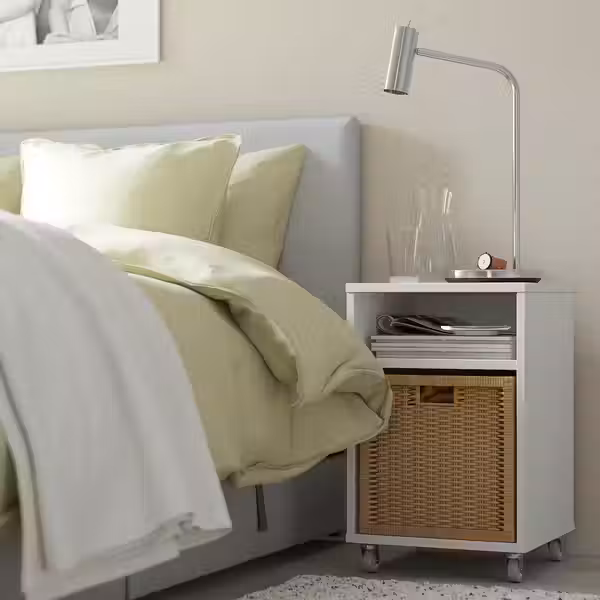 VIHALS Тумба прикроватная - белый 37x37 см - фото 4