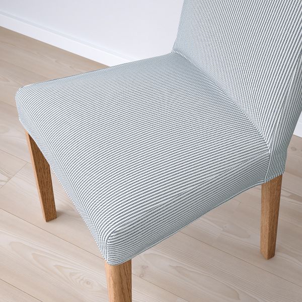 Стул, под дуб/Роммеле темно-синий/белый IKEA BERGMUND БЕРГМУНД 493.899.90 - схема-чертеж с размерами