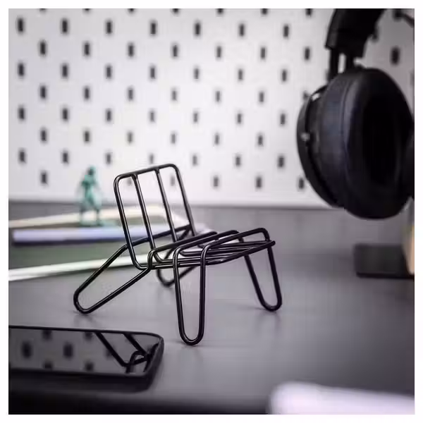 KRUBBET КРУББЕТ Подставка д/мобильного телефона - чёрный - фото 5