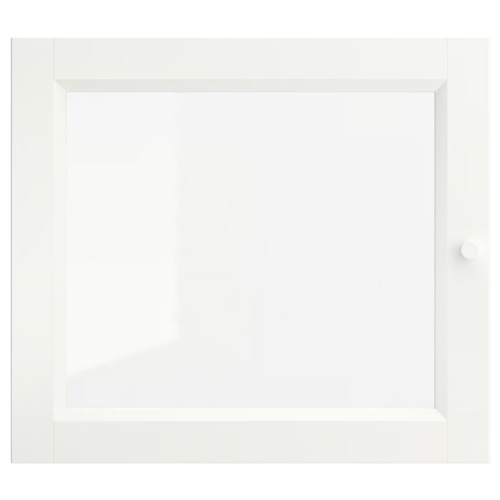 OXBERG Стеклянная дверь - белый 40x35 см - схема-чертеж с размерами