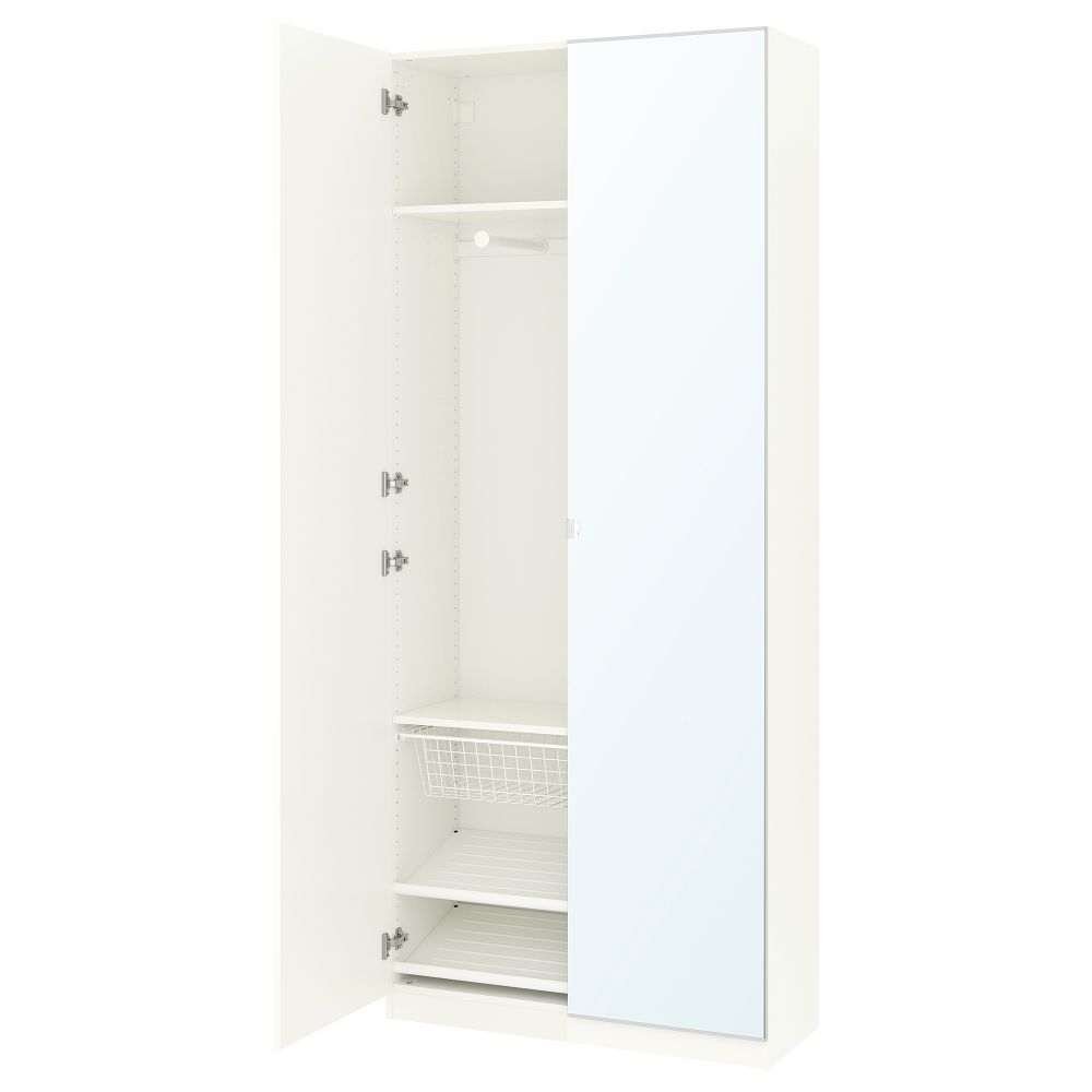 Гардероб ПАКС, белый, Форсанд Викедаль (100x38x236 см) - фото 1