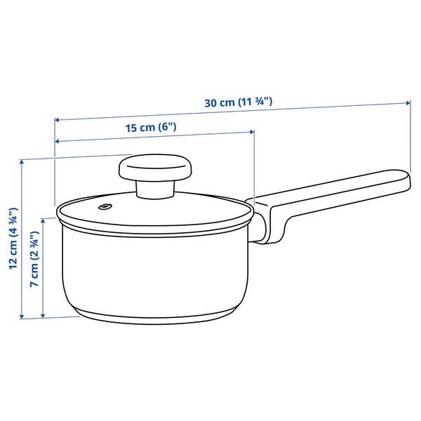 IKEA, дополнительный ракурс - схема-чертеж с размерами