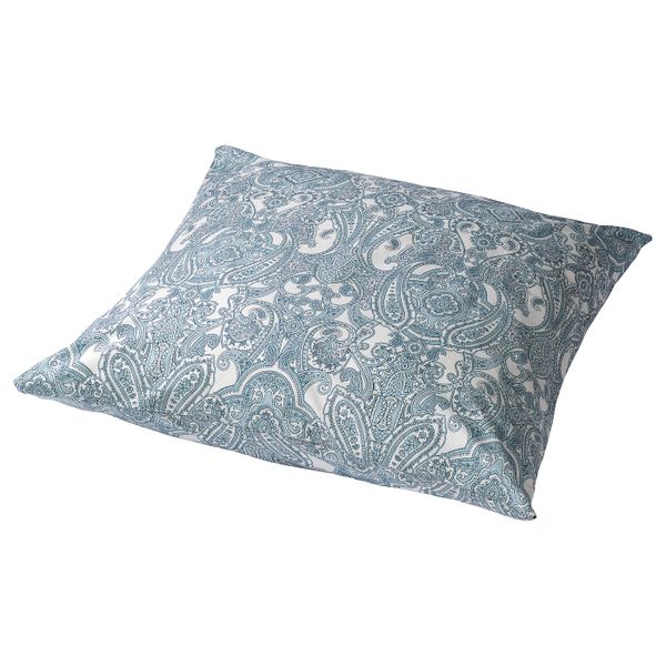 Наволочка, белый, синий 70x70 см IKEA JÄTTEVALLMO ЙЭТТЕВАЛЛМО 004.342.58 - фото 1