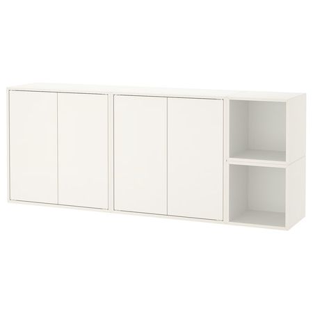EKET Комбинация настенных шкафов - белый 175x35x70 см