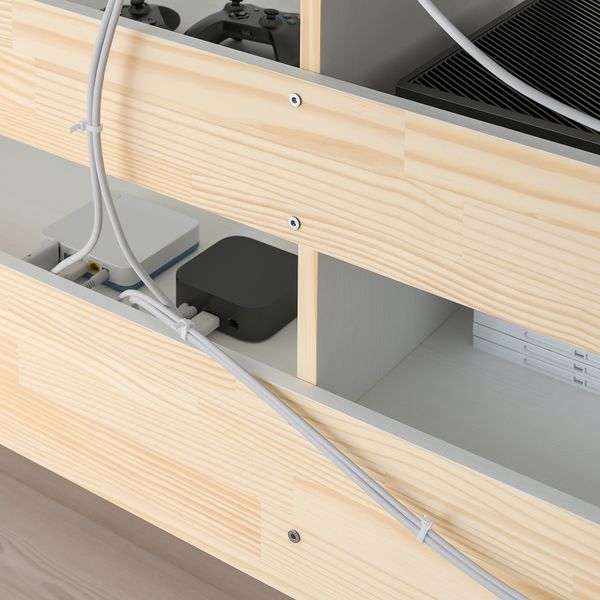 Тумба под ТВ, с цоколем, 160x47x62 см, белый IKEA HAVSTA ХАВСТА 404.803.71 - фото 8