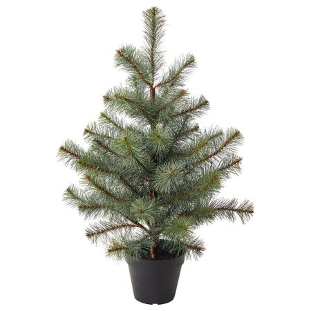 Искусственное растение в горшке ФЕЙКА, д/дома/улицы рождественская елка (12 см)
