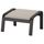 Табурет для ног, черно-коричневый, Knisa светло-бежевый IKEA POÄNG ПОЭНГ 192.446.73