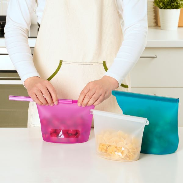 Пакет закрывающийся, 3 шт., разноцветный IKEA FILFISK ФИЛФИСК 905.146.27 - фото 4