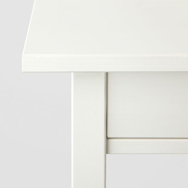 Тумба прикроватная, белая морилка, 46x35 см IKEA HEMNES ХЕМНЭС 202.004.56 - схема-чертеж с размерами