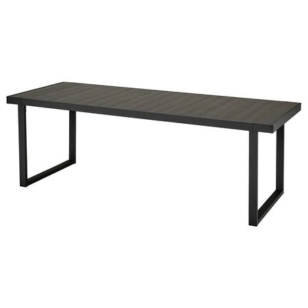 VÄRMANSÖ Садовый стол - темно-серый 224x93 см